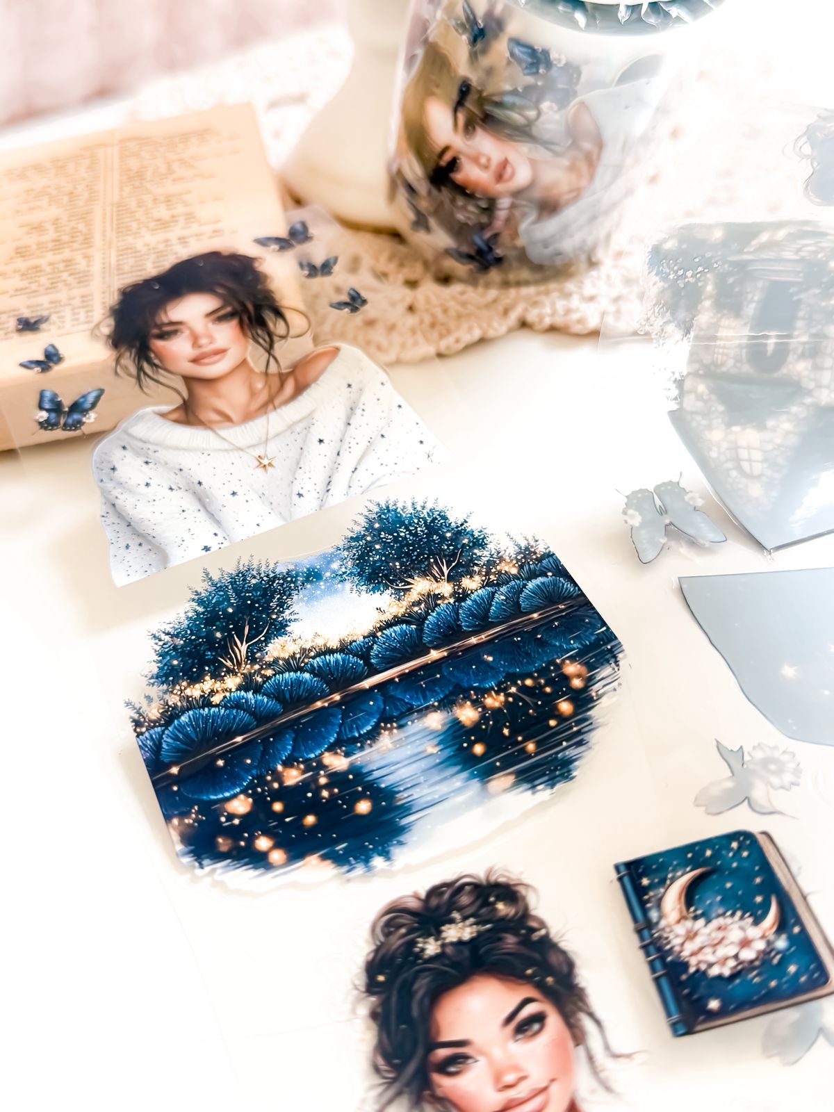 Ma.Journaling  Cosmic Bloom 3D Pet sample