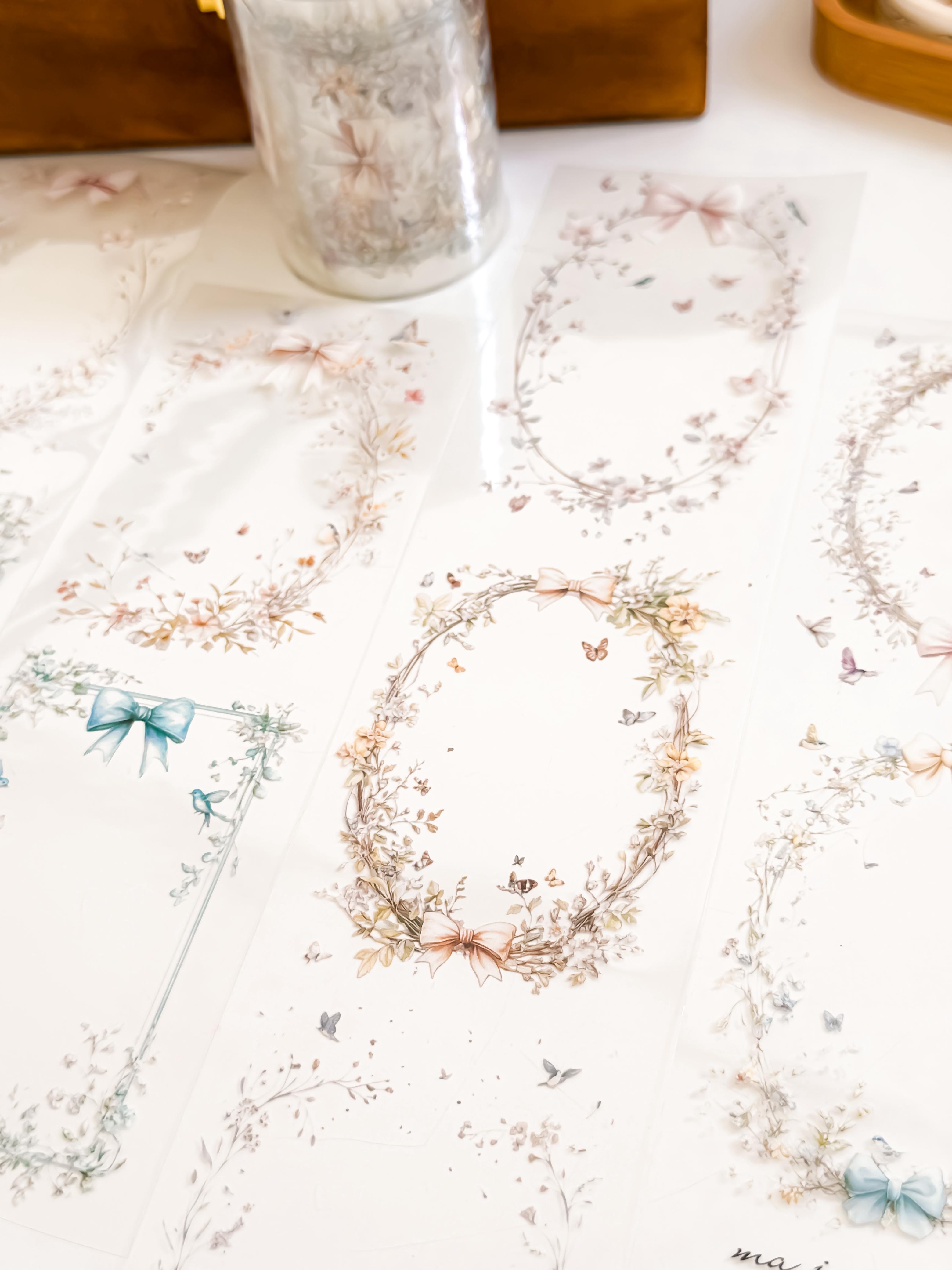 Ma.Journaling  Floral Frames 3D Pet sample