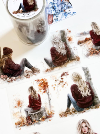 Ma.Journaling  Burgundy Me!   Pet sample