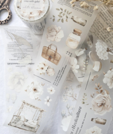 Crea with Gaby- White Blooms- SAMPLE