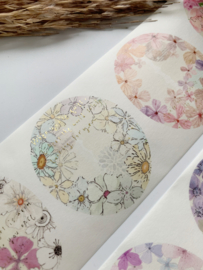 Papier Tape  Flower Scroll Special Edition 7 -  Sample