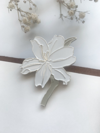 Metal Pocket Clip Lily