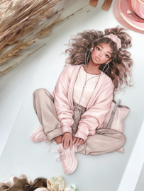 Cozy home day girls  Sample  2.5 meter