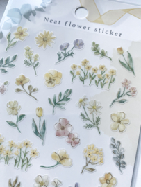 Mindwave Sticker Neat Flower sticker GEEL
