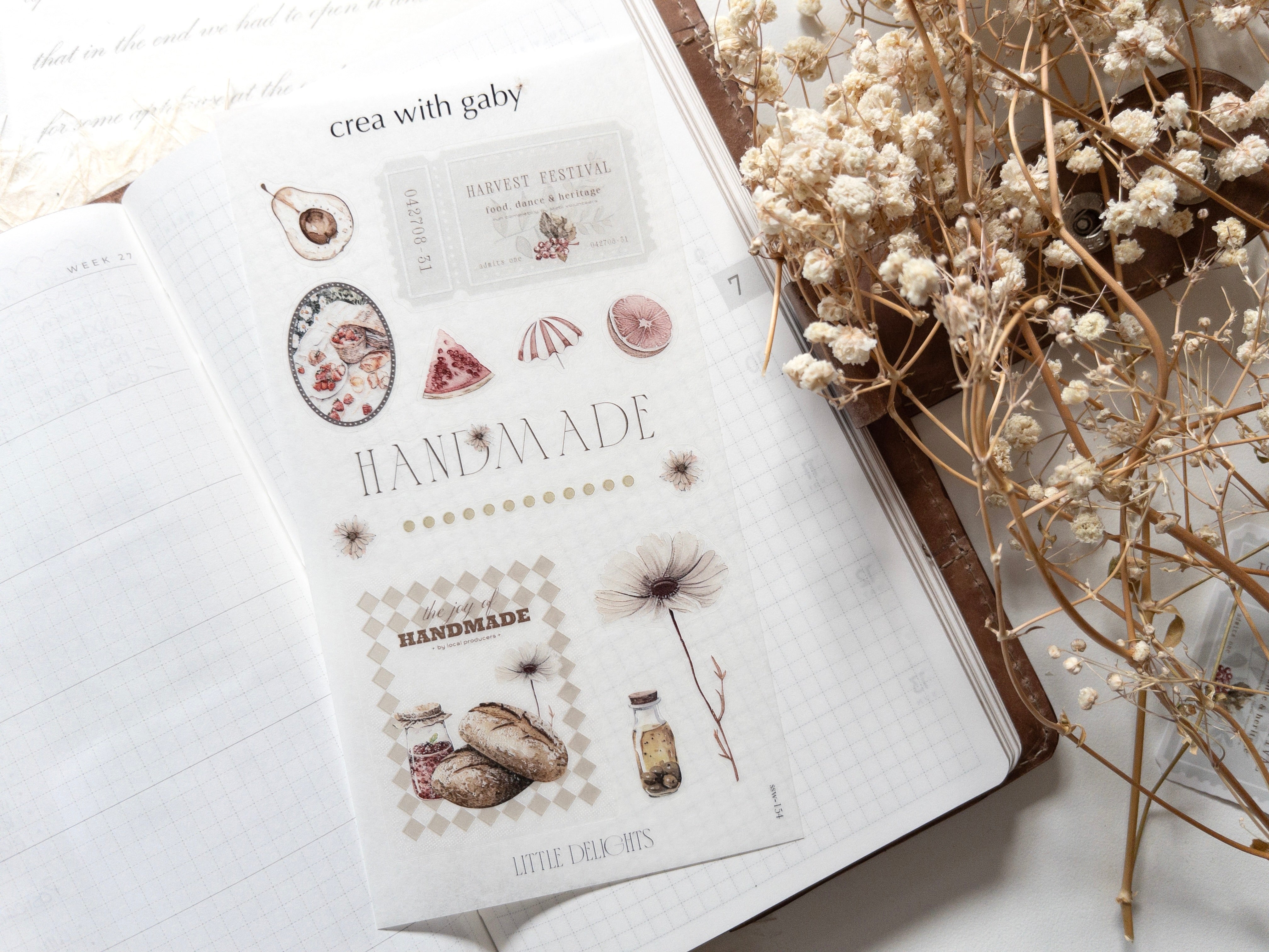 Crea wiht Gaby - Deco sticker - Little delights no 2
