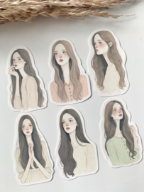 MU girl sticker pakketje 01