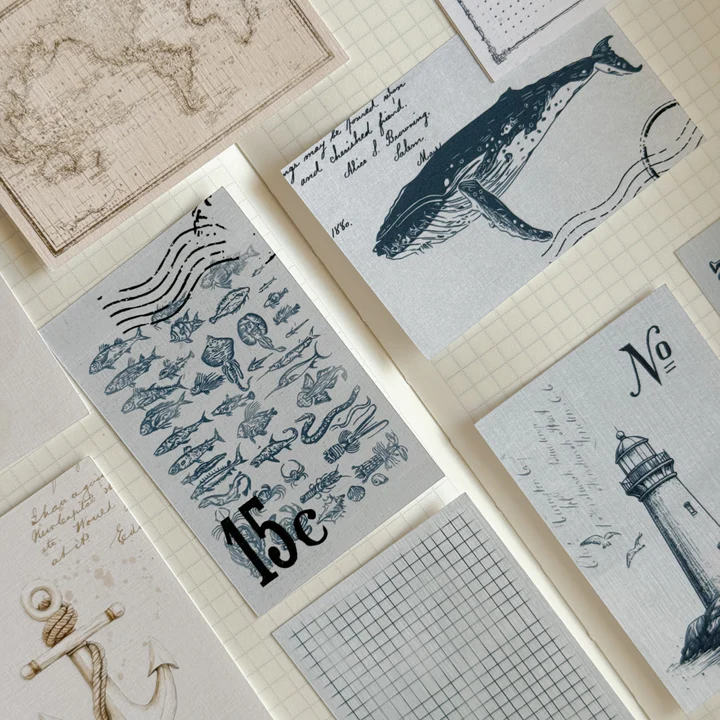 Studio by Lea - sticker pakketje  Nautical cards