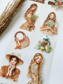 Cottage Bloom and Romantic Farmhouse KISSCUT  Sample  2.5 meter