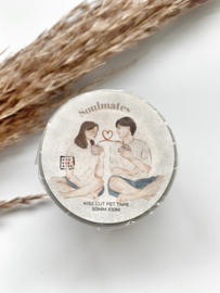 Kiss-cut Pet tape ROL  Soulmates  Katkreates