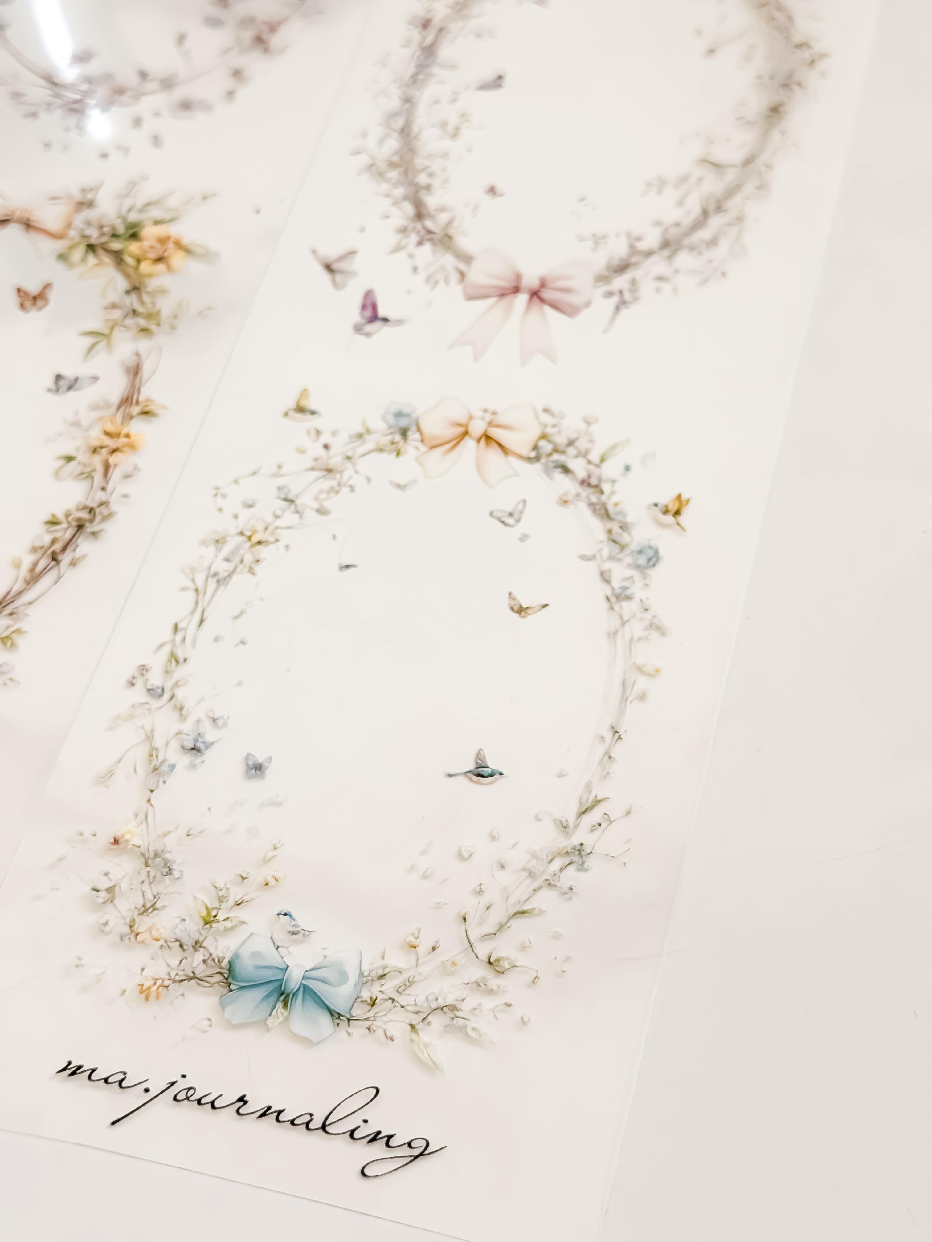 Ma.Journaling  Floral Frames 3D Pet sample
