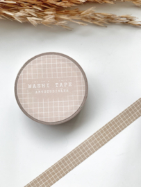 Washi tape Studio Lea - Soft Colored Grid LIGHT 10mm