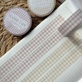 Washi tape Studio Lea - Blush Gingham Grid