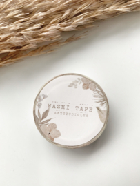 Washi tape Studio Lea - Soft Ecru Flower