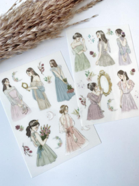 KathKreates Bloom Girls Sticker