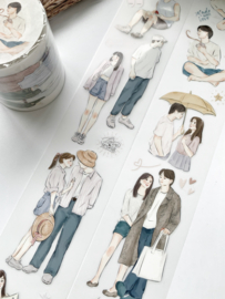Kiss-cut Pet tape SAMPLE  Soulmates  Katkreates