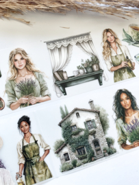 Wild flower / Apothecary / Field of  dream cottage  Sample 2.5 meter
