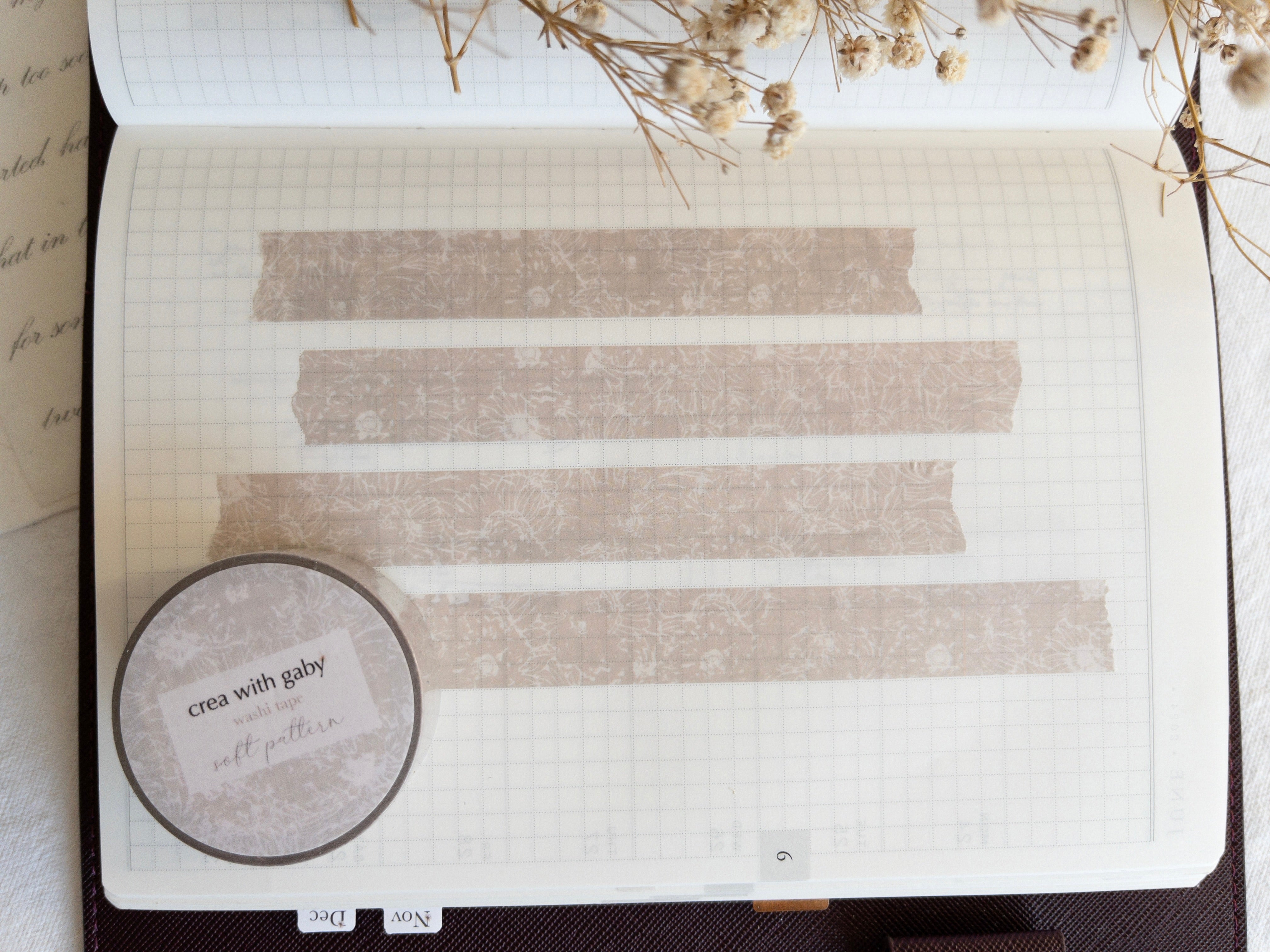 Crea with Gaby - Washi tape- Soft pattern 15mm