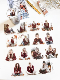Ma.Journaling  Burgundy Me!   Pet sample