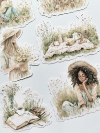 Studio by Lea - sticker pakketje  Spring Meadow