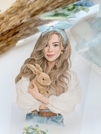 Easter Charm and Romantic Cottage core Easter  Sample  2.5 meter