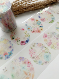 Glossy Pet Tape  Flower Scroll Special Edition 7   -  Rol