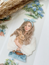 Easter Charm and Romantic Cottage core Easter  Sample  2.5 meter