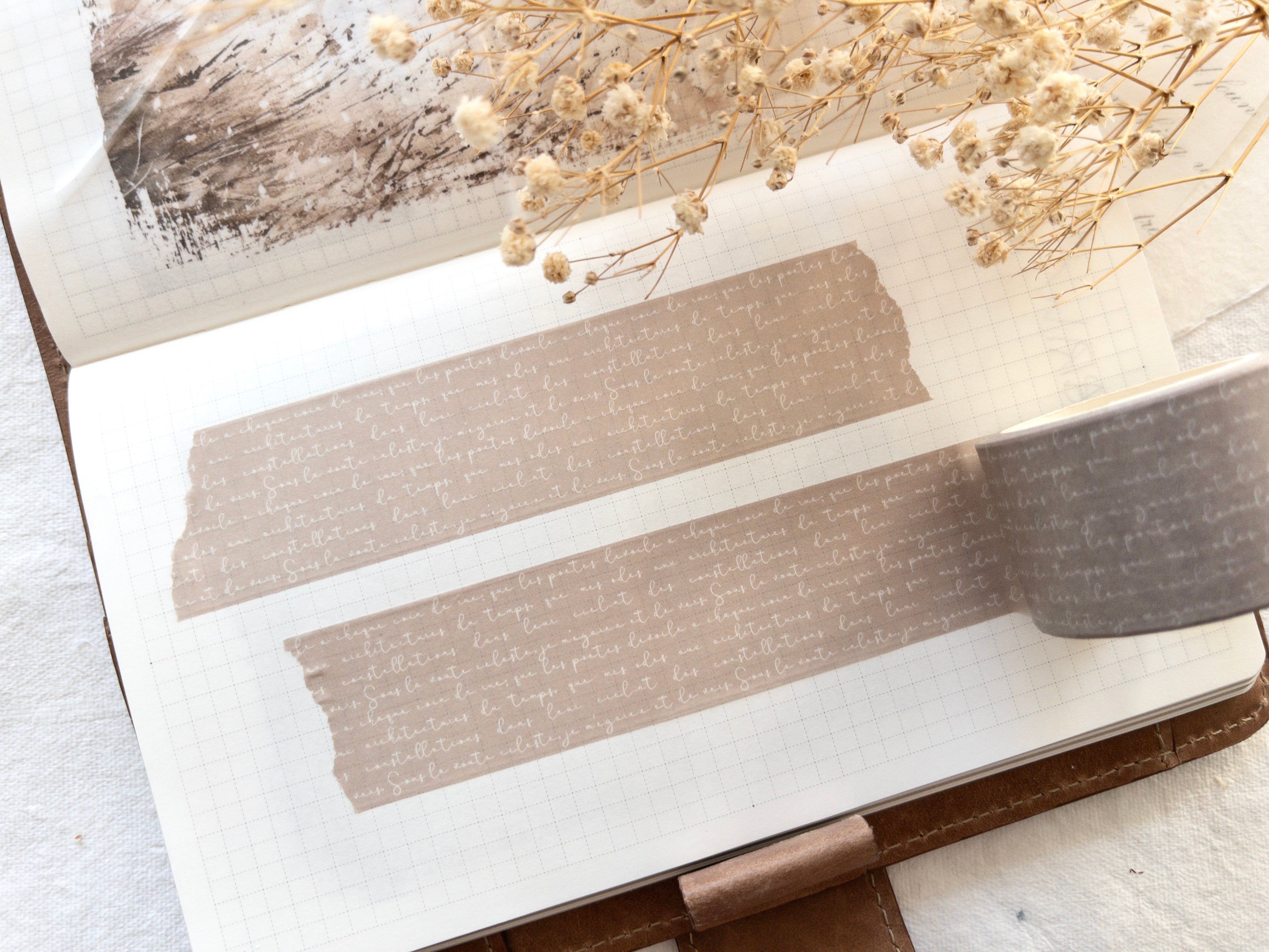 Crea with Gaby - Washi tape- Soft Words 30mm