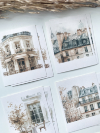 Studio by Lea - sticker pakketje  Pink Paris Polaroid