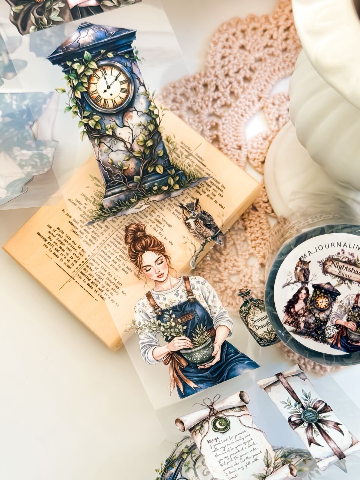 Ma.Journaling  Whimsical Apothecary 3D Pet sample