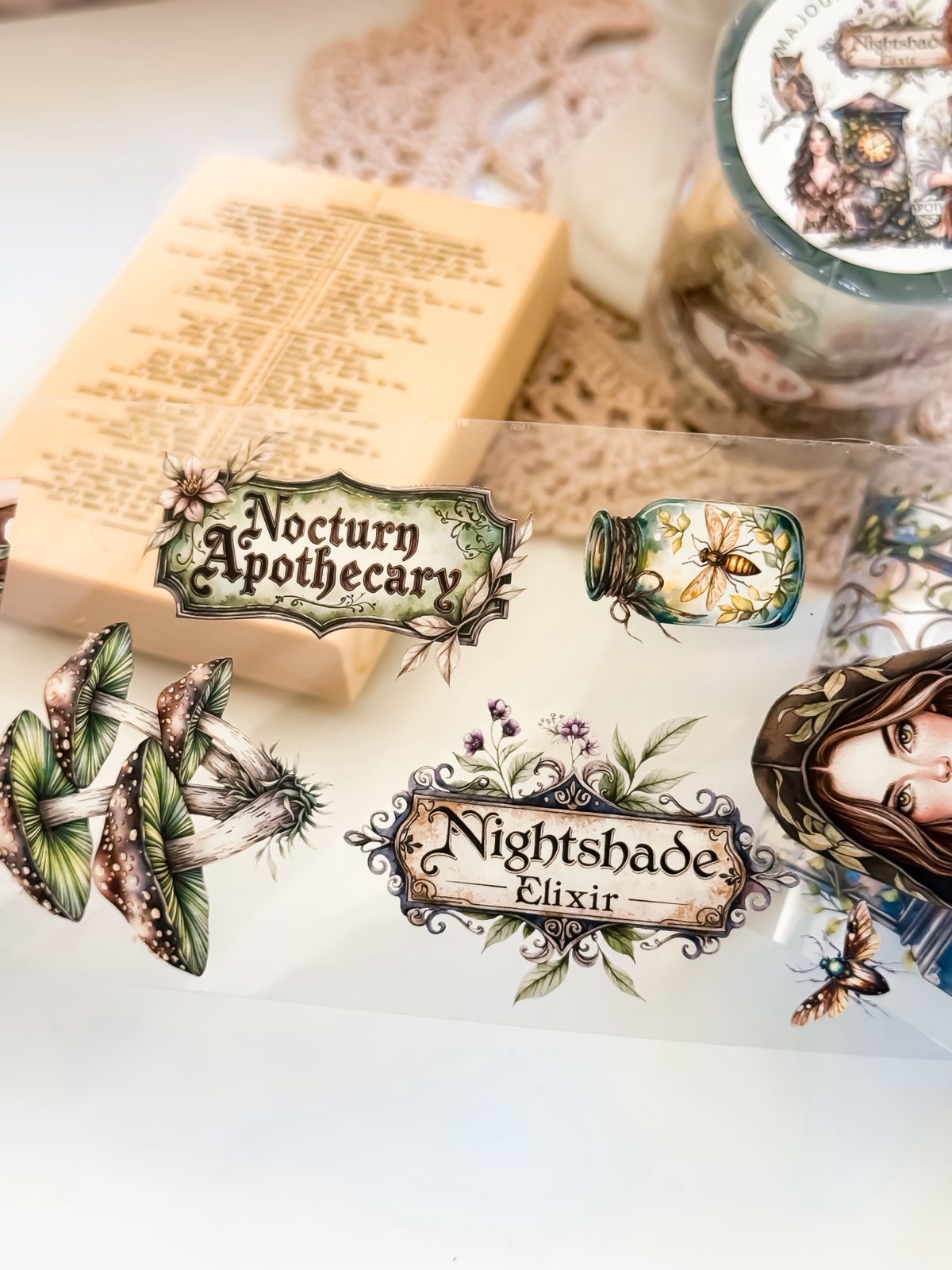Ma.Journaling  Whimsical Apothecary 3D Pet sample