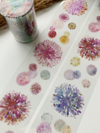 Glossy Pet Tape  World in Bubble 11  -  Sample