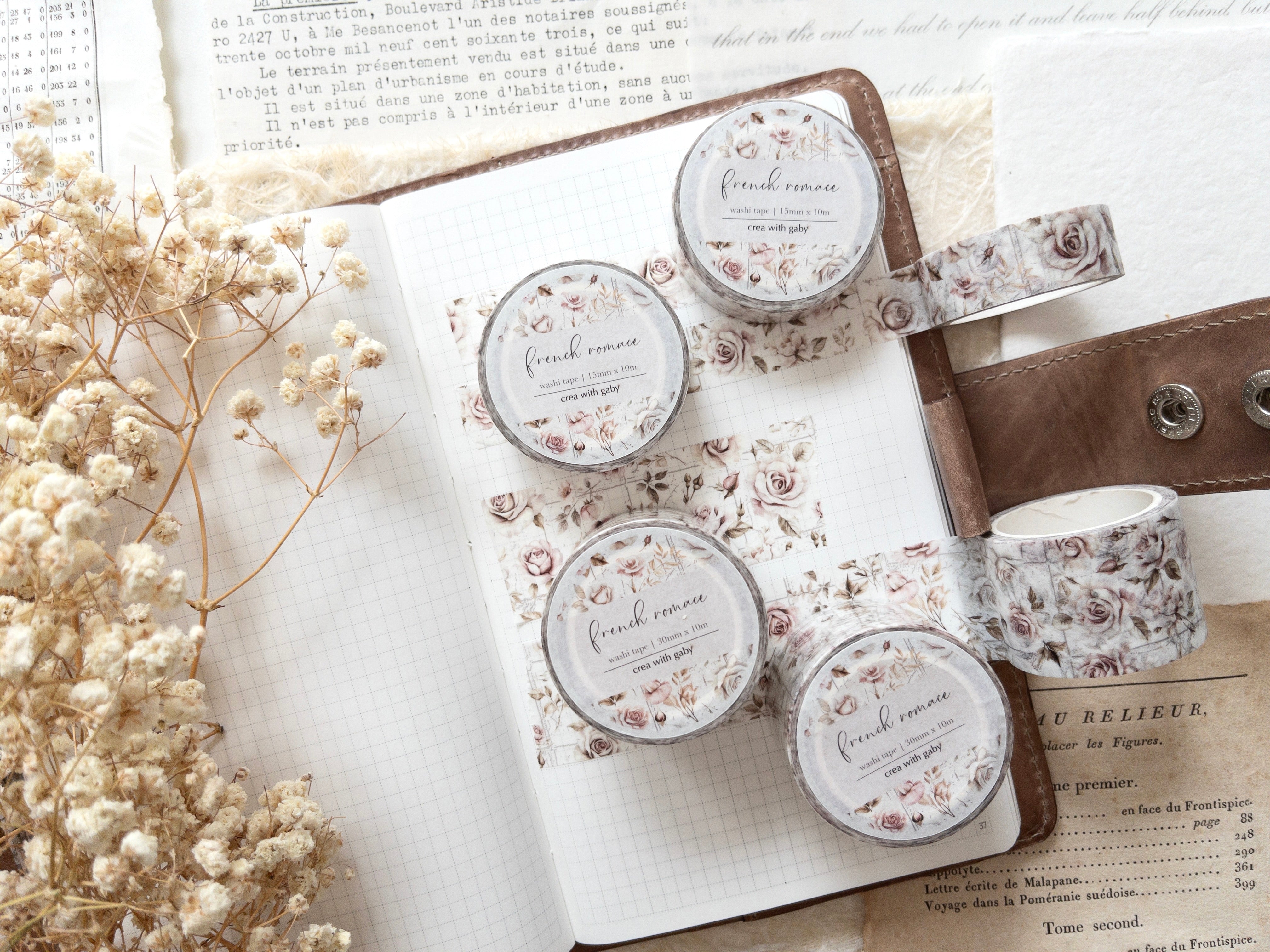 Crea with Gaby - Washi tape- French romance 30mm