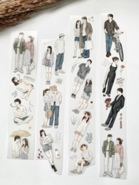Kiss-cut Pet tape SAMPLE  Soulmates  Katkreates