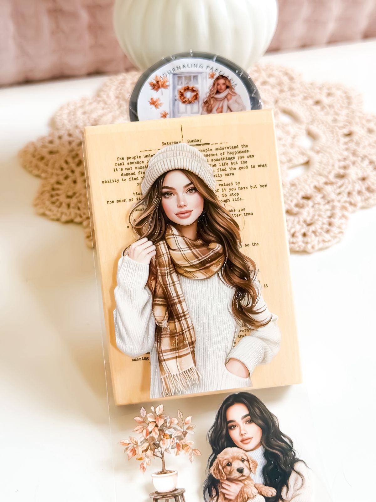 Ma.Journaling  Embrace Warm & Cozy 3D Pet sample