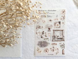 Crea wiht Gaby - Rub-on sticker- Deco Florals