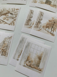 Studio by Lea - sticker pakketje  Autumn Home Polaroid
