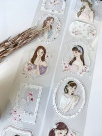 Kiss-cut Pet tape SAMPLE  Douce  Katkreates