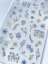 Mindwave Sticker Neat Flower sticker BLAUW
