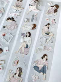 Kiss-cut Pet tape ROL  Books & Journal Katkreates