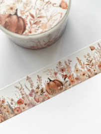 Washi tape Studio Lea - Autumn pumpkin and flowers meadow
