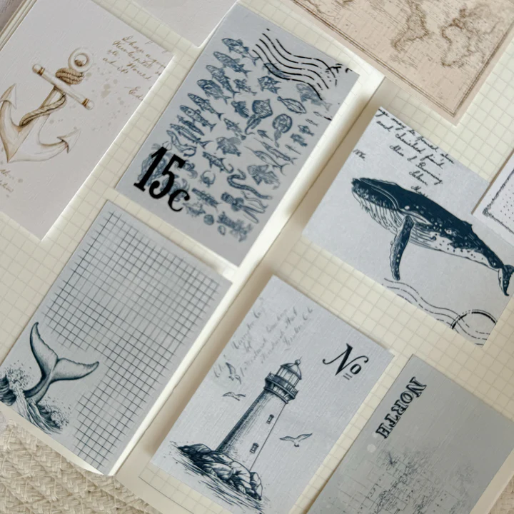 Studio by Lea - sticker pakketje  Nautical cards