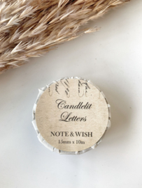 Candlelit Letters - Note and Wish