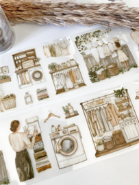Pre-cut - Laundry -  Pet tape Rol