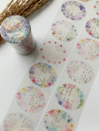 Glossy Pet Tape  Flower Scroll Special Edition 7   -  Rol