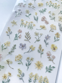 Mindwave Sticker Neat Flower sticker GEEL