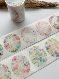 Papier Tape  Flower Scroll Special Edition 7 -  Sample