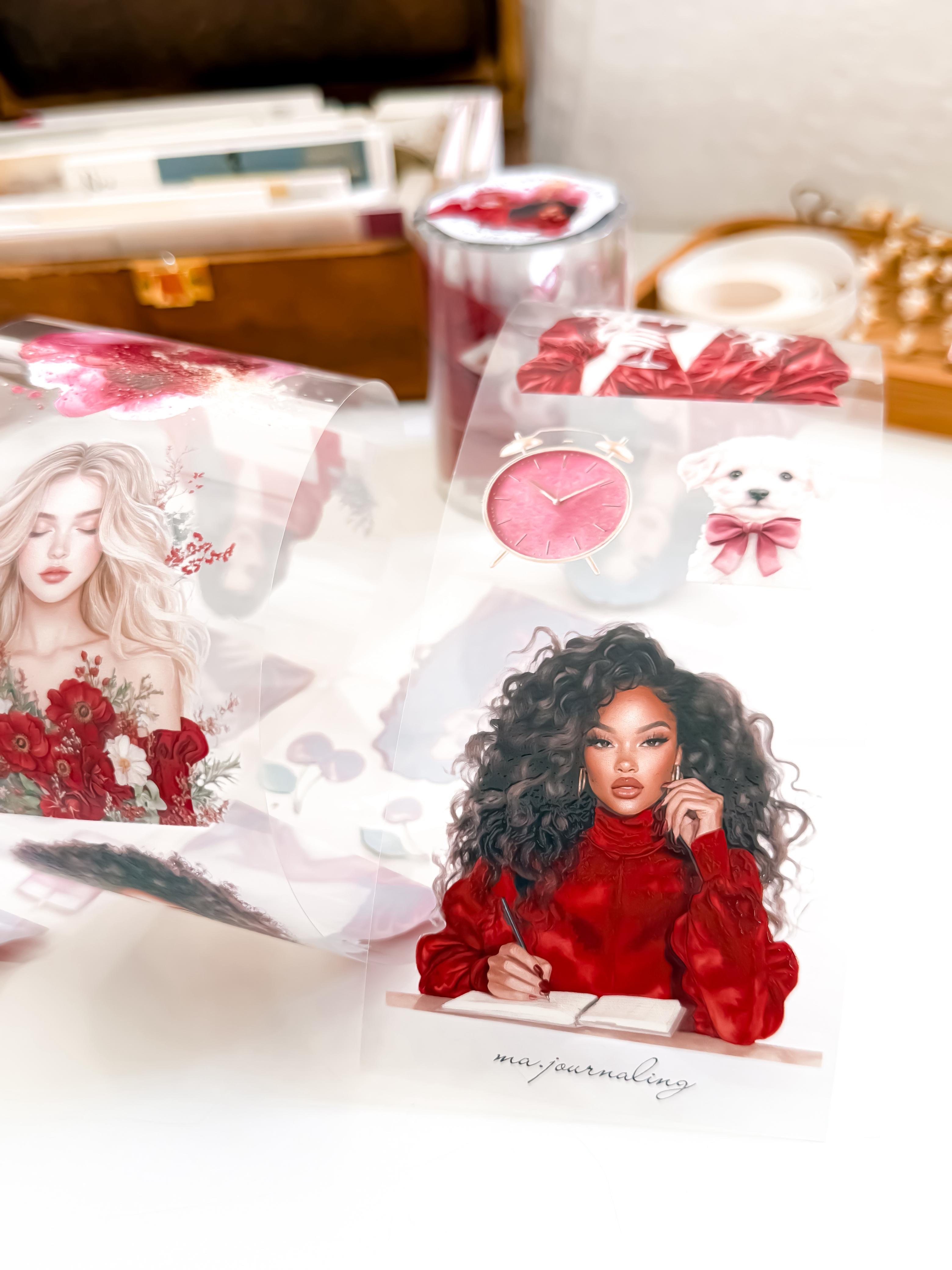 Ma.Journaling  Red Cherry Power 3D Pet sample