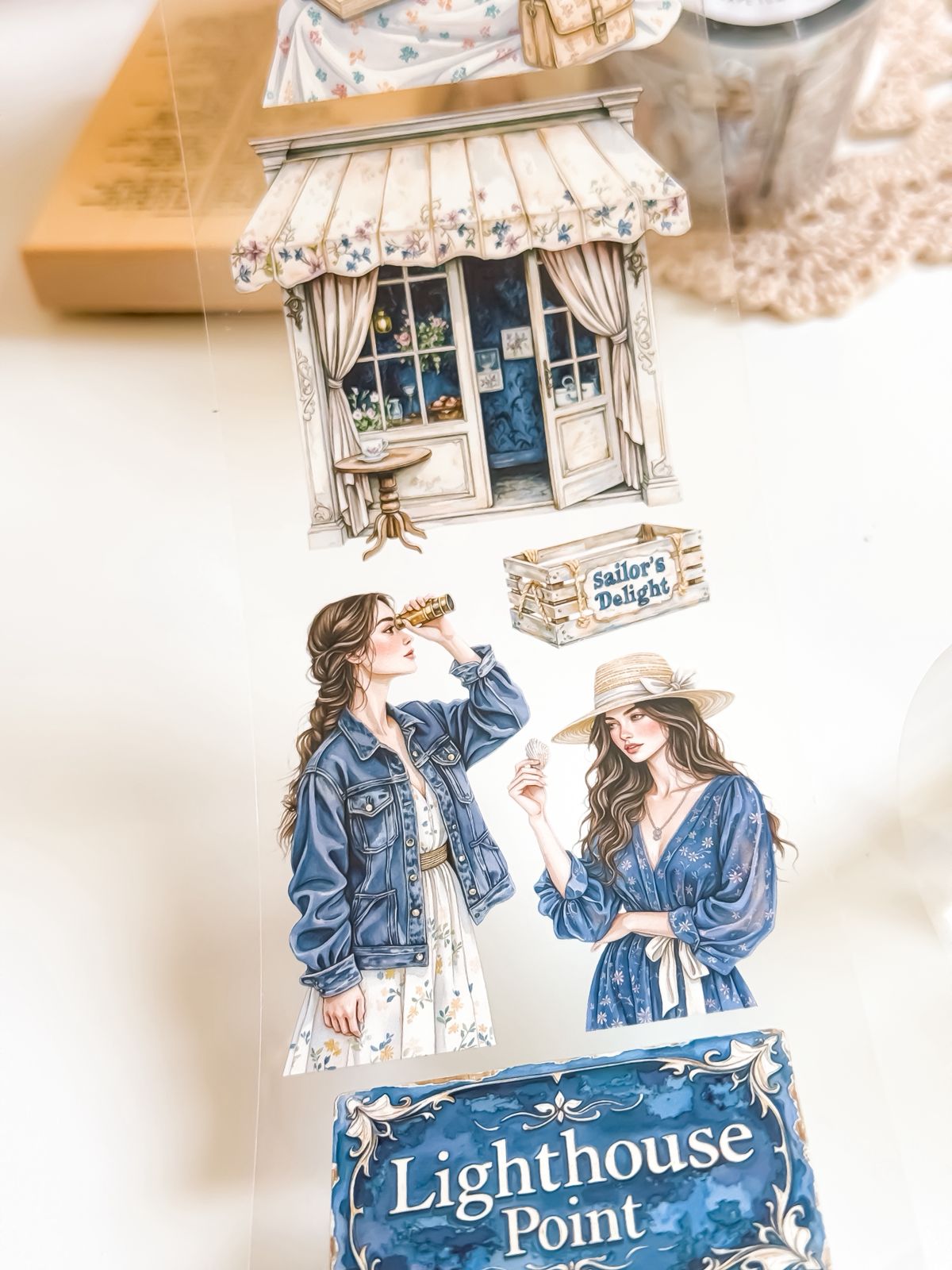 Ma.Journaling  Coastal Village 3D Pet sample