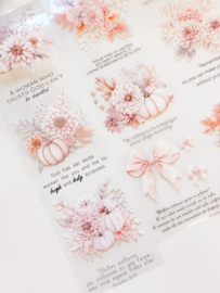 Ma.Journaling  Blushing Flowers 3D Pet sample