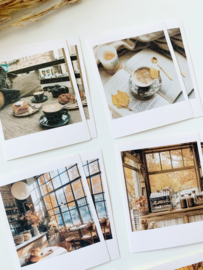 Studio by Lea - sticker pakketje  Fall Cafe Polaroid